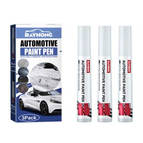 Rayhong Car Touch-Up Paint Pen Scratch Repair Paint Damage Repair Pen (Option: White-4pcs)
