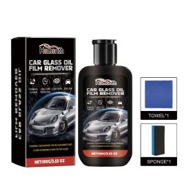HOMONTH Automotive Glass Oil Film Remover Kit, 100 g Kit (Option: 100 g Kit)