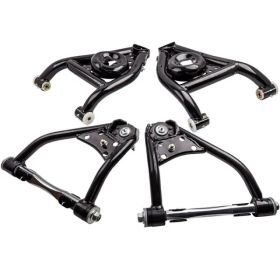 4 Pcs Heavy Duty Front Tubular Control Arms A Arms for Camaro Firebird 1967-1969 (Option: as picture)