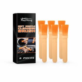 RAYHONG Automotive Detailing Brush Set, 6 Pieces (Option: 6 Pieces)