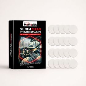 HOMONTH Automotive Windshield Cleaning Tablets, 20 Pieces (Option: 20 Pieces)