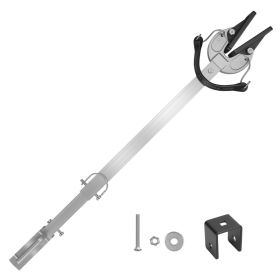 1Set 28in To 40In Adjustable Boat Transom Saver Transom Protector For Outboard Motor Shock Absorbing Boat Motor Support For Securing Engines Roll (Option: BlackSilver)