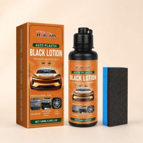 HOMONTH Automotive Interior Plastic Care Kit, 100 ml + 1 Sponge (Option: 100 ml + 1 Sponge)