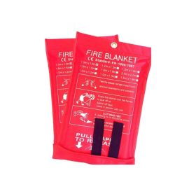 Fiberglass Fire Blankets Emergency Heat Insulation And Flame Retardant Protection (size: 39.3*39.3in)