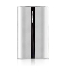 Portable Charger PowerMaster 20000mAh Power Bank Total 5.8A Output 3-USB Ports External Battery Pack Portable Phone Charger for IOS Phone11/Pro/M (Color: Silver, size: One size)
