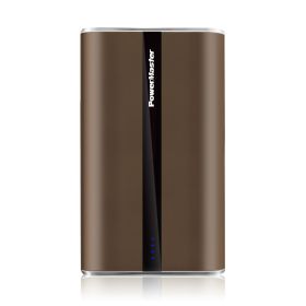 Portable Charger PowerMaster 20000mAh Power Bank Total 5.8A Output 3-USB Ports External Battery Pack Portable Phone Charger for IOS Phone11/Pro/M (Color: Coffee, size: One size)