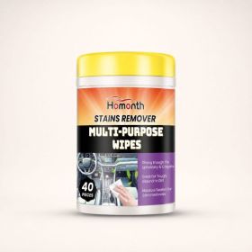 HOMONTH Automotive Interior Cleaning Wipes, 40 Pieces / 1 Bottle (Option: 40 Pieces / 1 Bottle)