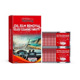 RAYHONG Automotive Glass Film Cleaning Tablets, 20 Pieces (Option: 20 Pieces)