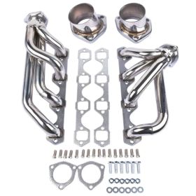 Stainless Steel Exhaust Manifold Headers Shorty for Ford 260 289 302 Mustang 302CU 5.0 1964-1977 (Option: as picture)