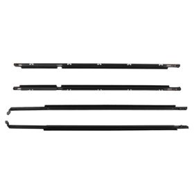 Door Belt Molding Weatherstrip Set For Corolla AE115 7574002040 1995 To 2002 (Option: Black)